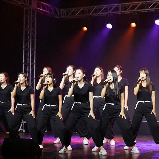Dynamic Stage Performance of Ten Women