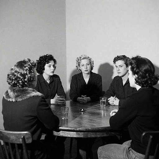 Vintage Gatherings: Intense Expressions Captured