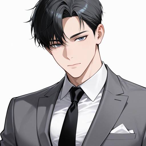 Thoughtful Boy in Formal Attire Portrait Thoughtful Boy in Formal Attire Portrait