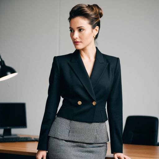 Elegant Updo in Modern Office Setting Elegant Updo in Modern Office Setting