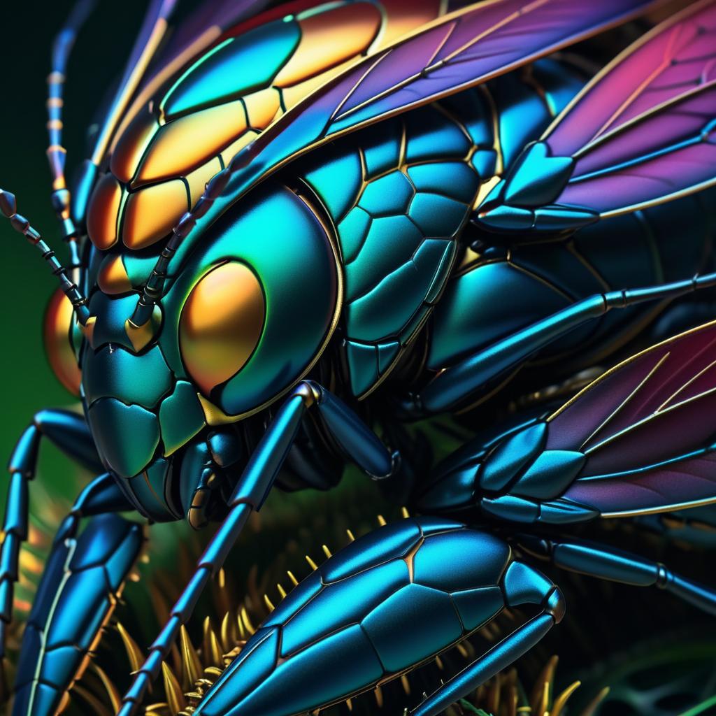 Hyper-Detailed Macro Photography of Insects