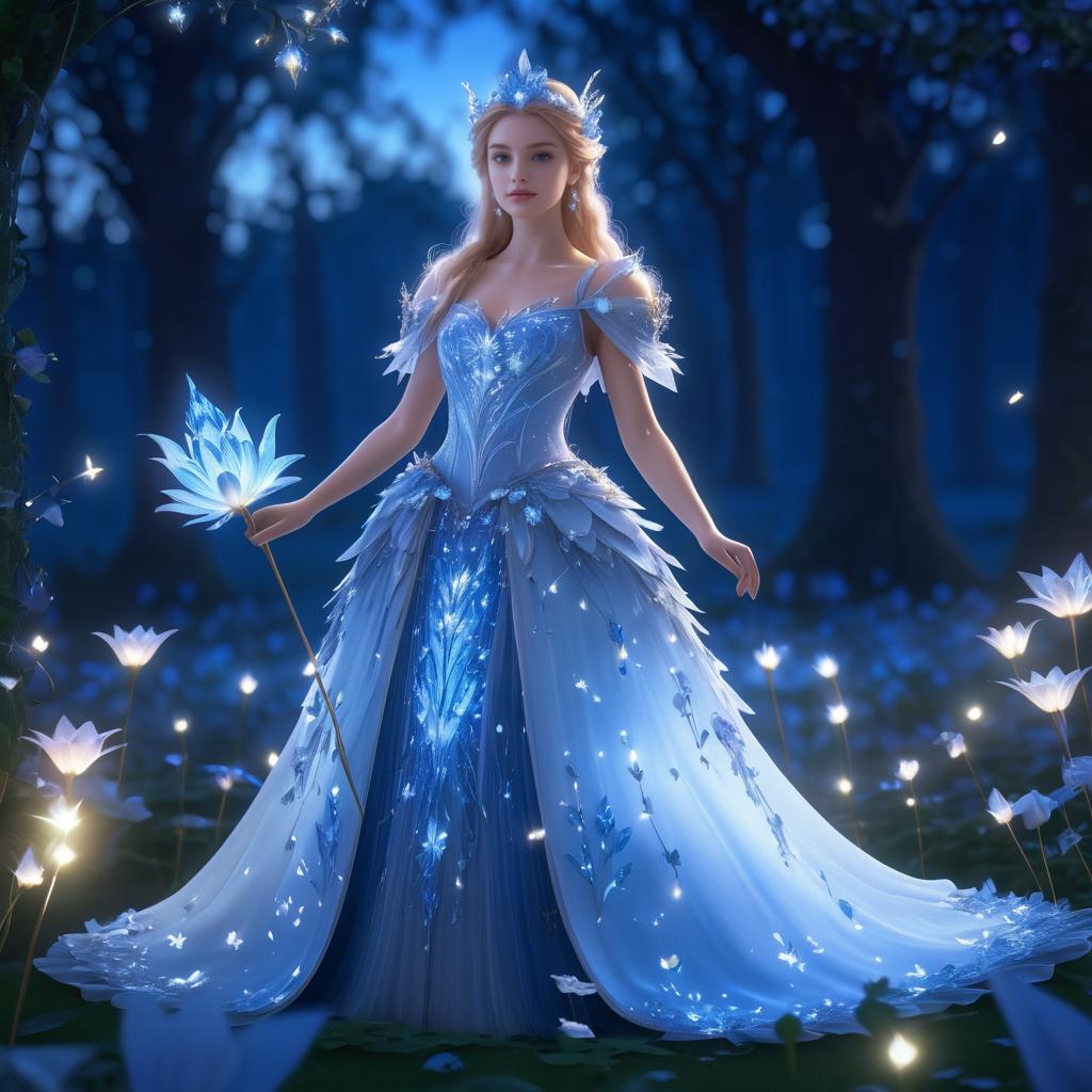 Ethereal Fairy Queen in Twilight Glade