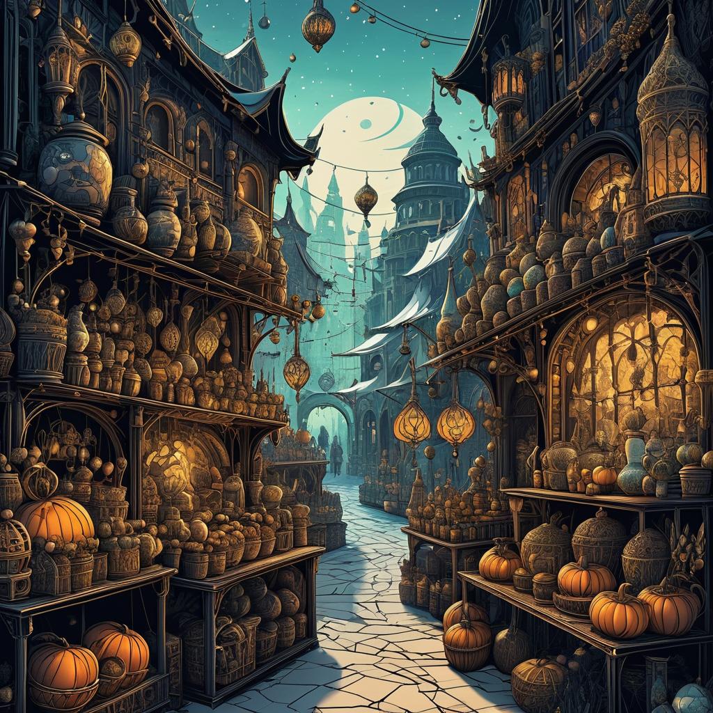 Enchanted Bazaar of Skeleton Wonders