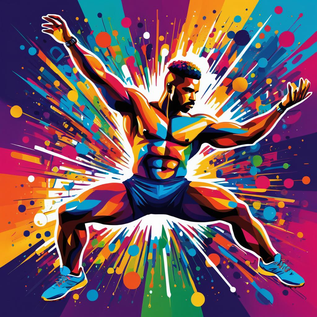 Vibrant Body Art Sports Album Cover