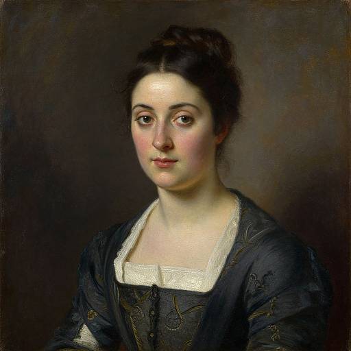 1846 Karoly Brocky Woman Portrait