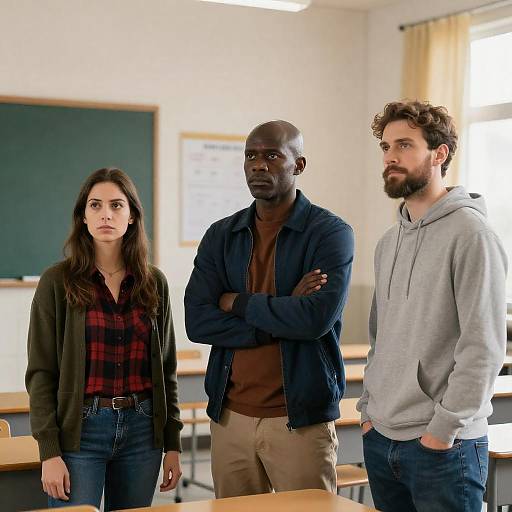 Dynamic Classroom Interaction with Three Individuals