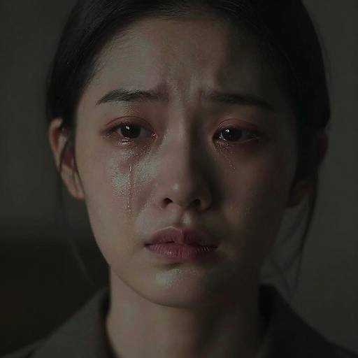 Hyper-Realistic Portrait of Sorrow