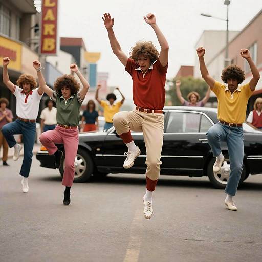 Energetic 1970s Street Dance Vibes