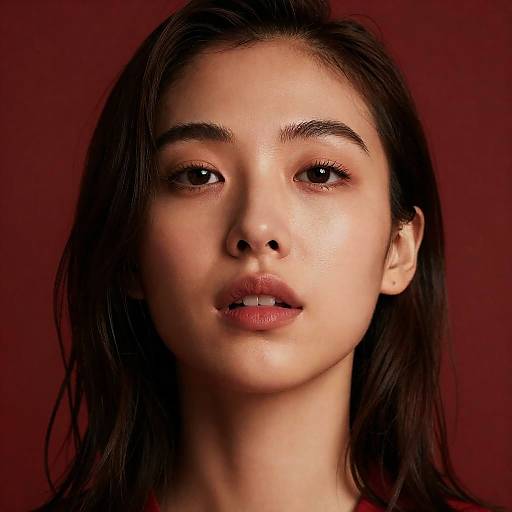 Dramatic Red Light Portrait Photography