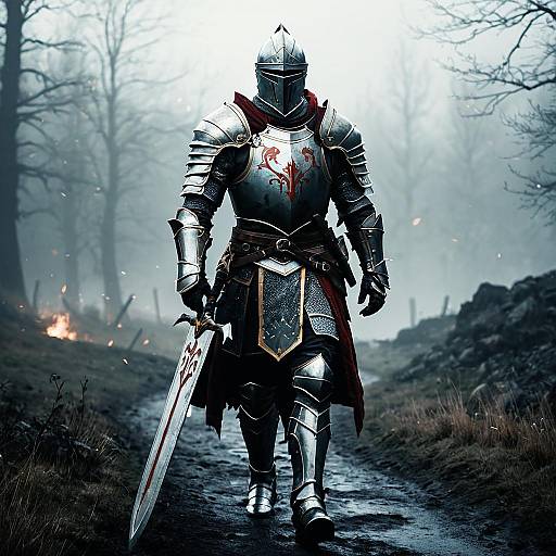 Dragon Age Male Knight in Plate Armor