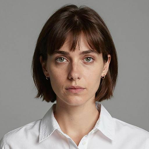 Serious Portrait of a Woman