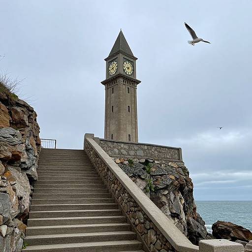 Grand Clock Tower by the Sea