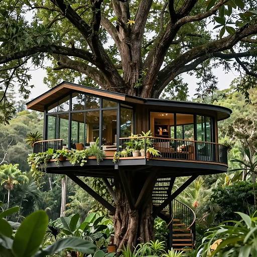 Eco-Friendly Luxury Treehouse Retreat
