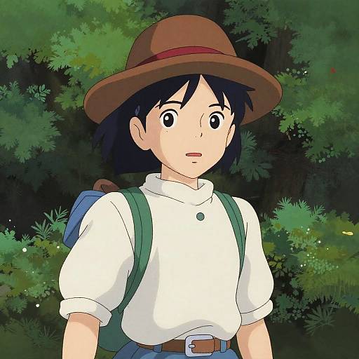 Young Girl Inspired by Grave of Fireflies