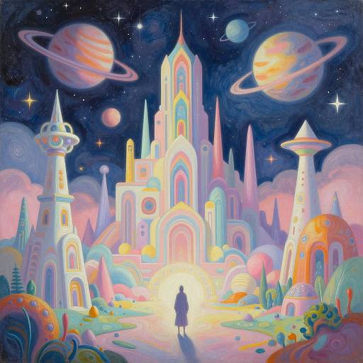 Surreal Cosmic Psychedelic Civilization