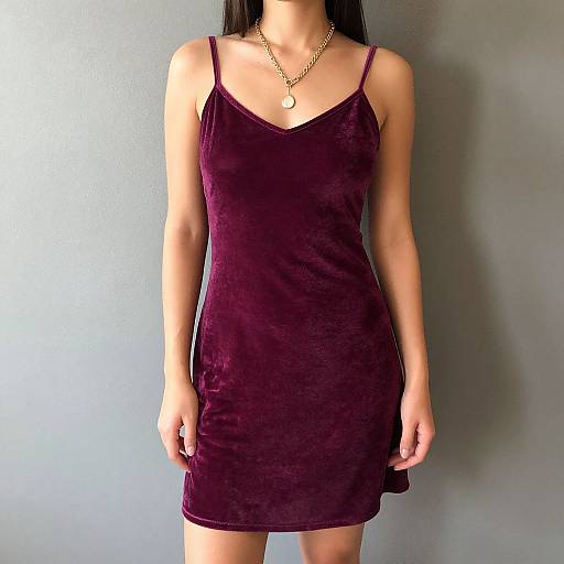 Woman in Velvet Hula Dress