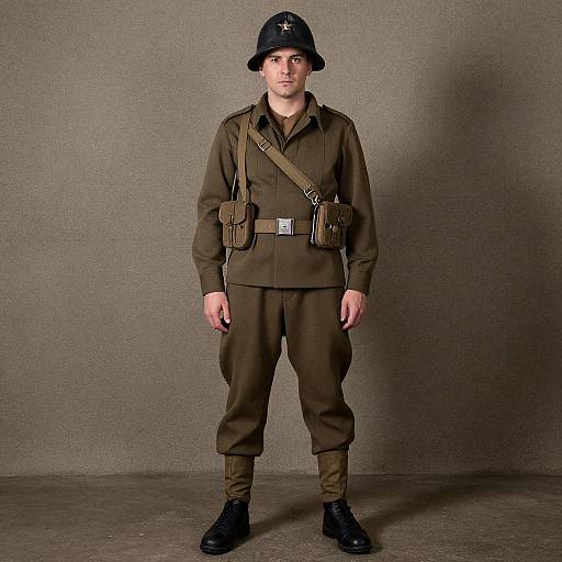 WW2 Army Uniform Portrait