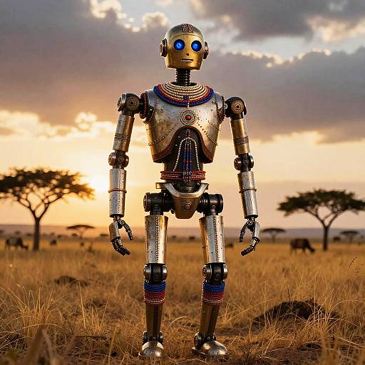 Zulu Beadwork Droid in Savannah