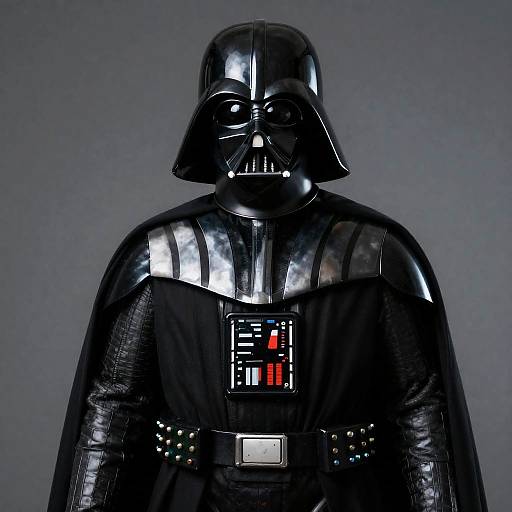 Intricate Realistic Darth Vader Illustration