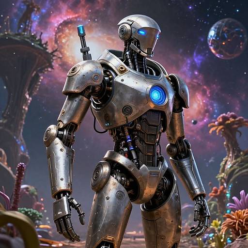 Starfinder Android Explorer in Alien World