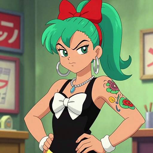 Chola Style Urban Bunny Illustration