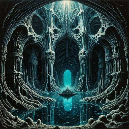 Enchanted Underwater Cavern Art Enchanted Underwater Cavern Art