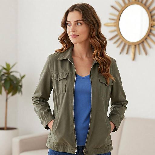 Stylish Woman Outdoors with Light Skin