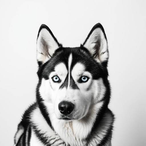 Captivating Portrait of a Siberian Husky