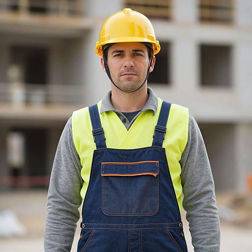 Construction Worker in Hard Hat
