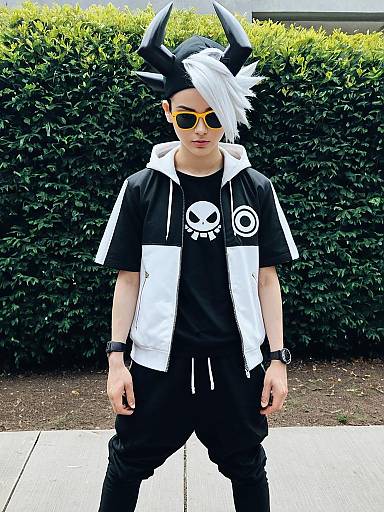 Cosplay photo of guzma (pokemon). Costume clothes