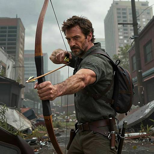 Hugh Jackman as Last of Us Archer