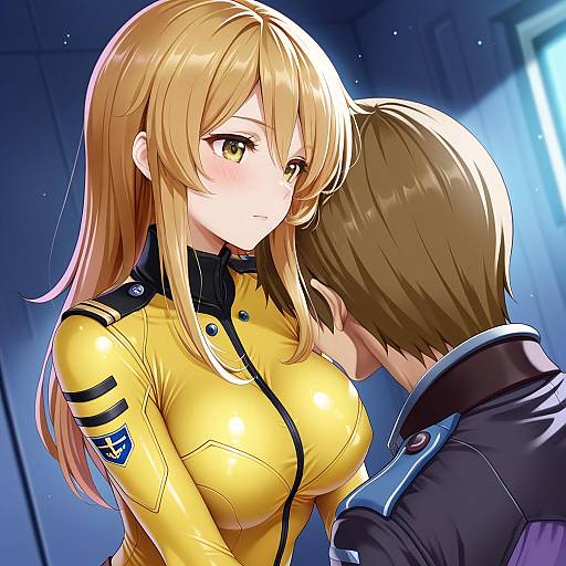 Illustration of Mori yuki, uchuu senkan yamato in the style of Huyumitsu