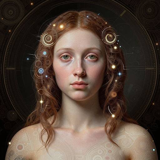 Surreal Futuristic Mona Lisa