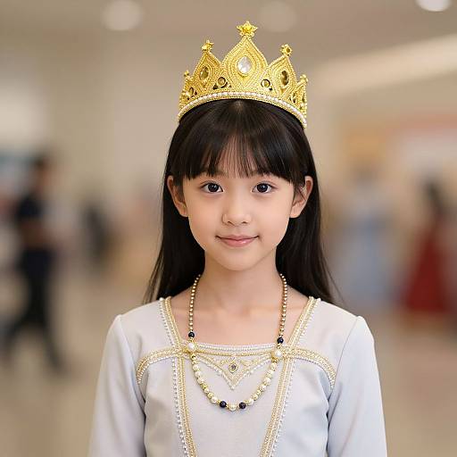 Realistic Child Roleplay Costume Portrait