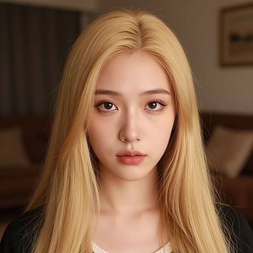 Realistic Blonde Girl in Hag Costume