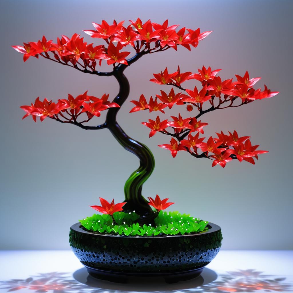 Exotic Macro Photography of Bonsai and Lilies