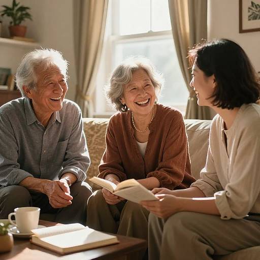 Sunlit Room of Lasting Friendship