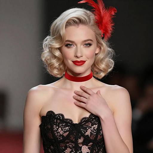 Elegant Portrait of a Fair-Skinned Woman