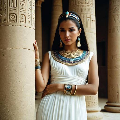 Egyptian Queen in Traditional Attire