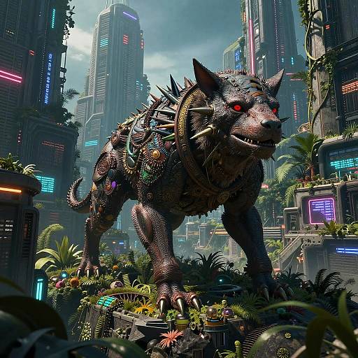 Clone Stamp Mutant in Techno Jungle