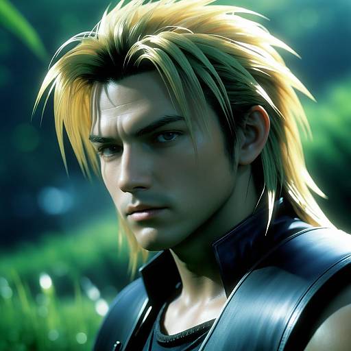 Melancholic Final Fantasy VII Portrait