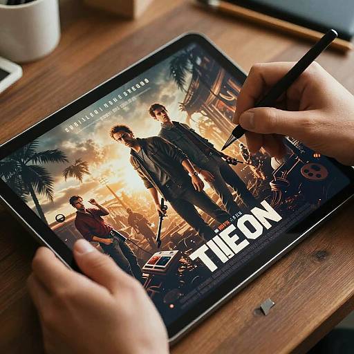 Designing a Thrilling Movie Poster