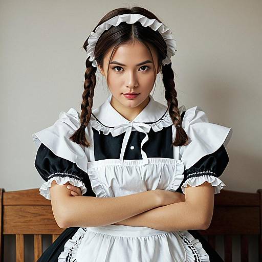 Realistic Klee in Maid Outfit
