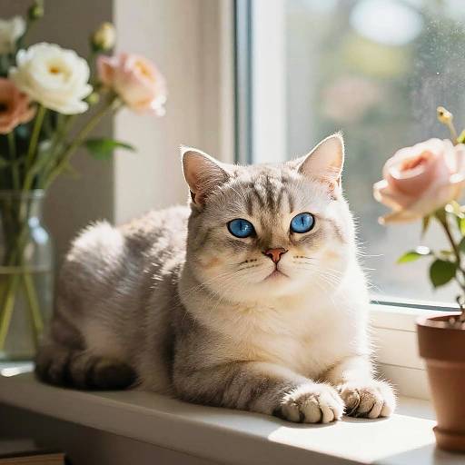 NewJeans Haerin Cat on Windowsill