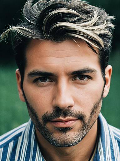 Summer Casual Man Close-Up Headshot