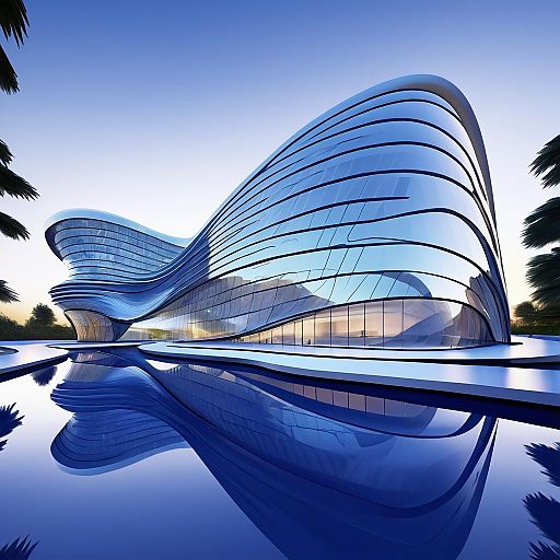 Futuristic Museum Inspired by Zaha Hadid Futuristic Museum Inspired by Zaha Hadid