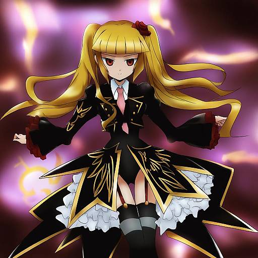 Illustration of Asmodeus (umineko), umineko no naku koro ni in the style of Tokiani