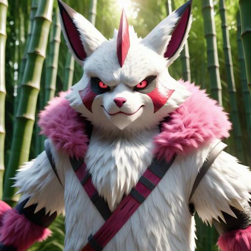 Cinematic 3D Zangoose in Bamboo Grove Cinematic 3D Zangoose in Bamboo Grove