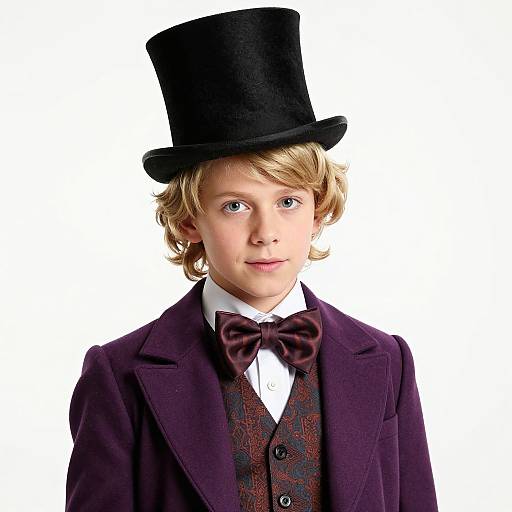 Realistic Willy Wonka Wig Costume