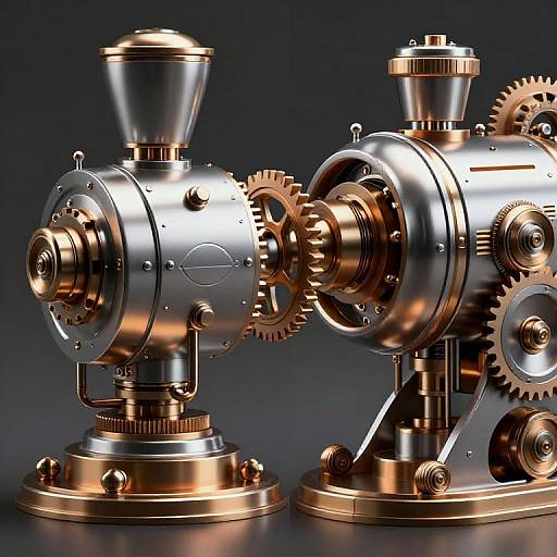 Steampunk to Futuristic Machine Upgrade